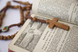 catholic missal and rosary