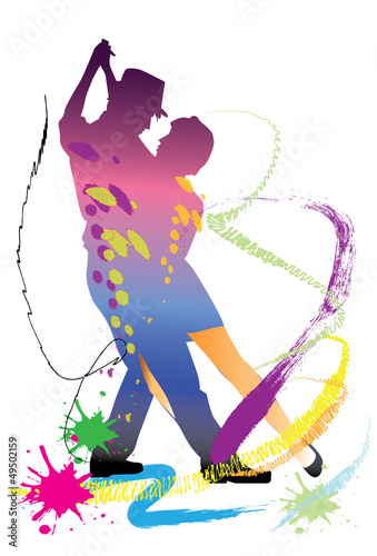 Illustration: art dancing art dancing