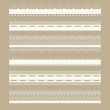 Vector: Vector Lacy Ribbons Vector Lacy Ribbons