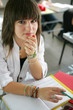 teenage girl at school