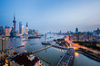 night view at shanghai china