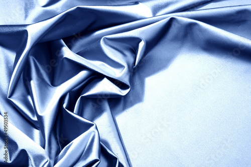 Photo: blue satin blue satin