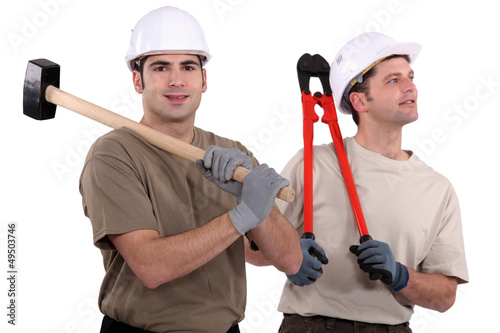 Photo: Construction workers Construction workers