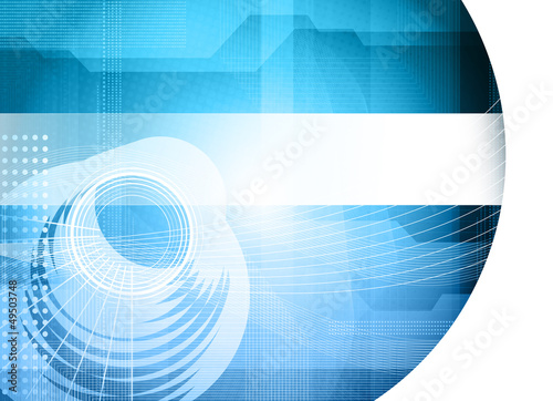 Illustration: abstract blue digital background abstract blue digital background