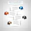 Infographic design - original geometrics