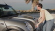 Car trouble with smoking engine