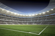 Stadion mit Blick von der Ecke