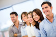 Happy business people