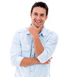 Handsome man smiling