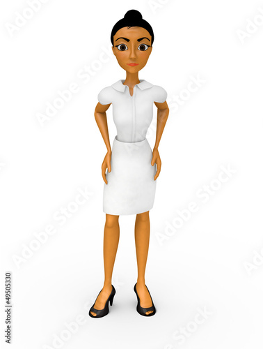 Illustration: 3D business woman 3D business woman