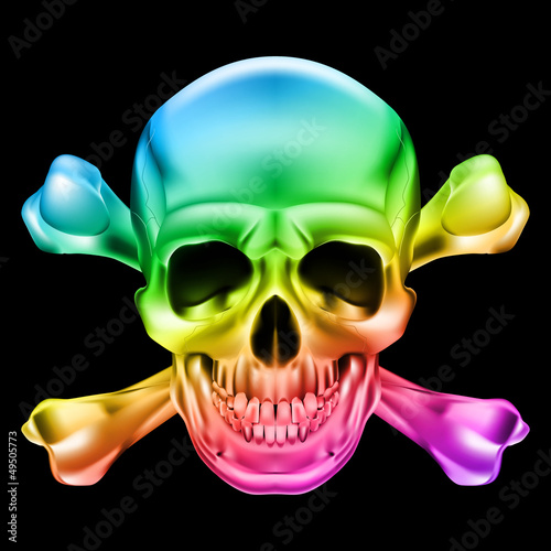 Vector: Skull and crossbones Skull and crossbones
