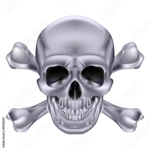 Vector: Skull and crossbones Skull and crossbones