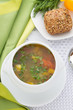 Foto: Bowl of Chicken vegetable Soup Bowl of Chicken vegetable Soup