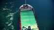 Cargo ship passing by
