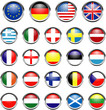Flaggen Buttons Set