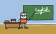 Vektor: Professeur d'anglais Professeur d'anglais