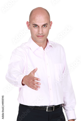 Photo: Man handshaking Man handshaking