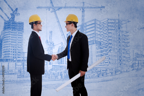 Photo: Agreement between two architects Agreement between two architects