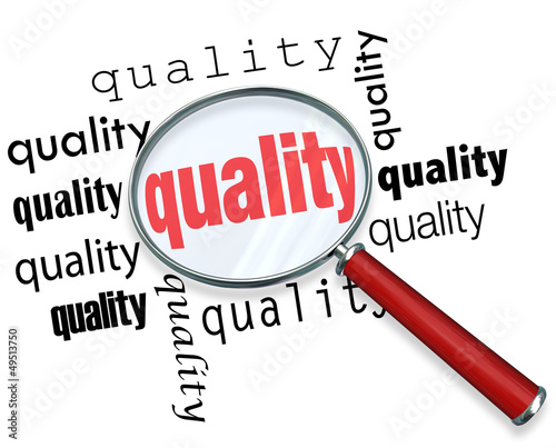 Illustration: How to Find Quality - Magnifying Glass How to Find Quality - Magnifying Glass