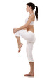 woman stretching