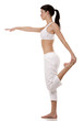 woman stretching