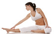 woman stretching
