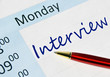 Interview note in the agenda
