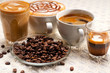 selection of different coffee type