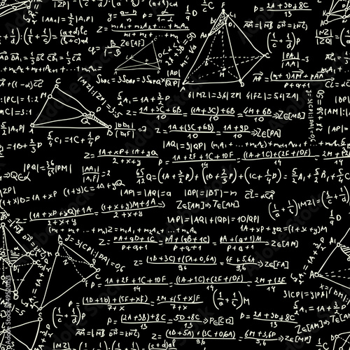 Vector: Maths seamless pattern. EPS 8 Maths seamless pattern. EPS 8