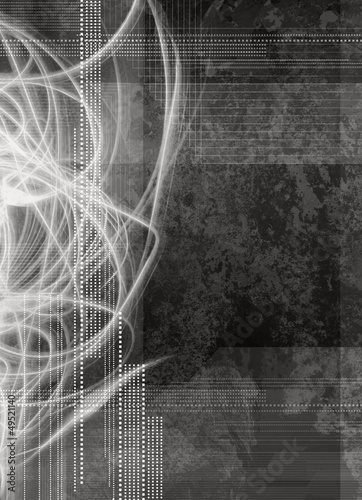 Illustration: grey digital abstract grey digital abstract