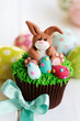 Easter bunny cupcake