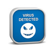 Virus Detected Sign