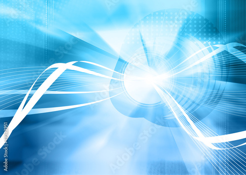 Illustration: blue background template blue background template