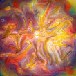 abstract square vivid watercolors background