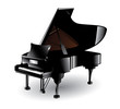 Black piano