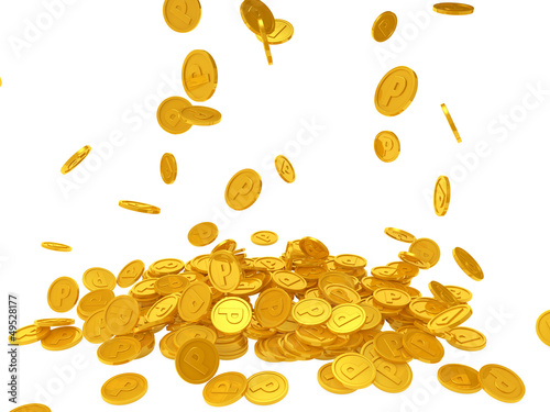 Illustration: Points coins Points coins