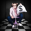 Finance Cash Withdrawal From Bank Safe Vault