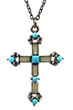 Kreuz mit Türkisen