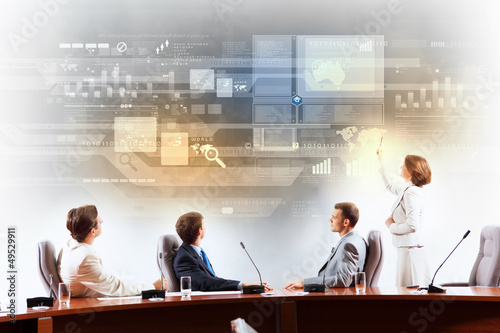 Photo: Business presentation Business presentation
