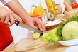 Fresh cut vegetables