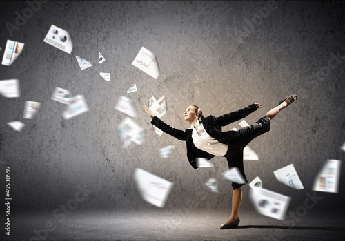 Photo: image of pretty businesswoman image of pretty businesswoman