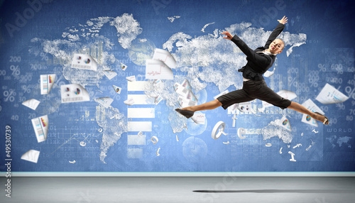 Photo: image of pretty businesswoman image of pretty businesswoman