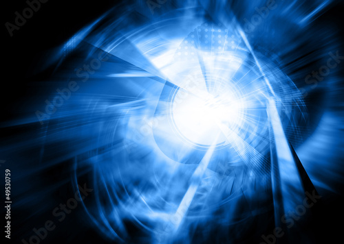Illustration: digital hyper space digital hyper space