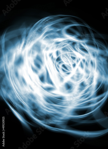 Illustration: twisting light blur twisting light blur