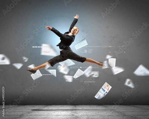 Photo: image of pretty businesswoman image of pretty businesswoman