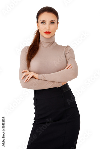 Photo: Glamorous brunette lady Glamorous brunette lady