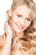 beautiful woman with long hair