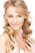 beautiful woman with long hair