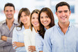 Happy business people