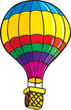 hot air balloon in the sky